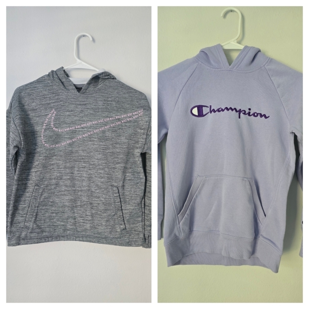 Bundle champion&nike Sweater Size M kids